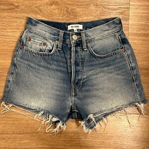 Re/Done High Waisted Jean Shorts